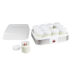 Lot Yaourtière + Ferments + Arômes Vanille Et Framboise + Livre Recettes -KitchenAid || Smeg Soldes Magasin 609113 2 1 Lot yaourtiere ferments aromes vanille et framboise livre recettes