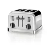 Cuisinart Toaster 4 Tranches Gris Perle CPT180SE