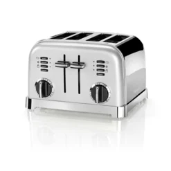 Cuisinart Toaster 4 Tranches Gris Perle CPT180SE
