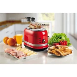 Ariete Toaster Moderna 2 Fentes 815 W 149 Rouge -KitchenAid || Smeg Soldes Magasin 700047 3 2 Toaster moderna 2 fentes 815 W 149 Rouge Ariete