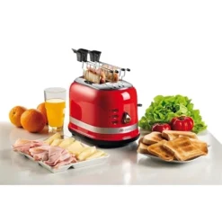 Ariete Toaster Moderna 2 Fentes 815 W 149 Rouge -KitchenAid || Smeg Soldes Magasin 700047 4 2 Toaster moderna 2 fentes 815 W 149 Rouge Ariete