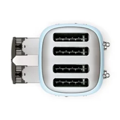 Smeg Toaster 4 Fentes 2000 W TSF03PBEU Bleu Azur -KitchenAid || Smeg Soldes Magasin 700060 2 1 Toaster 4 fentes 2000 W TSF03PBEU bleu azur Smeg
