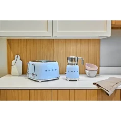 Smeg Toaster 4 Fentes 2000 W TSF03PBEU Bleu Azur -KitchenAid || Smeg Soldes Magasin 700060 3 1 Toaster 4 fentes 2000 W TSF03PBEU bleu azur Smeg