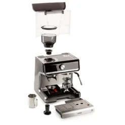 Domo Machine Expresso Avec Broyeur DO720K -KitchenAid || Smeg Soldes Magasin 701003 2 1 Machine expresso avec broyeur DO720K Domo