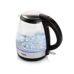 Domo Bouilloire En Verre Led Bleu 2200 W -KitchenAid || Smeg Soldes Magasin 702003 2 1 Bouilloire en verre led bleu 2200 W Domo