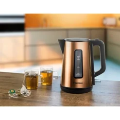 Bestron Bouilloire électrique Coloris Cuivre 1,7 L 1850 2200 W -KitchenAid || Smeg Soldes Magasin 702050 3 1 Bouilloire electrique coloris cuivre 1 7 L 1850 2200 W Bestron