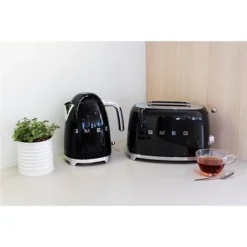 Smeg Toaster 2 Fentes Noir 950 W TSF01BLEU -KitchenAid || Smeg Soldes Magasin 70280 3 5 Toaster 2 fentes noir 950 W TSF01BLEU Smeg