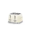 Smeg Toaster 4 Fentes Crème 2000 W TSF03CREU