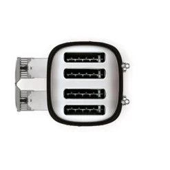 Smeg Toaster 4 Fentes Noir 2000 W TSF03BLEU -KitchenAid || Smeg Soldes Magasin 70284 3 5 Toaster 4 fentes noir 2000 W TSF03BLEU Smeg