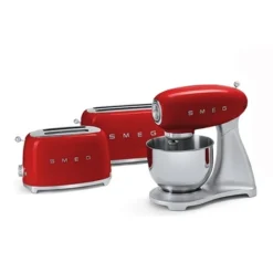 Smeg Grille-pain 4 Tranches Rouge 1500 W TSF02RDEU -KitchenAid || Smeg Soldes Magasin 70287 3 5 Grille pain 4 tranches rouge 1500 W TSF02RDEU Smeg