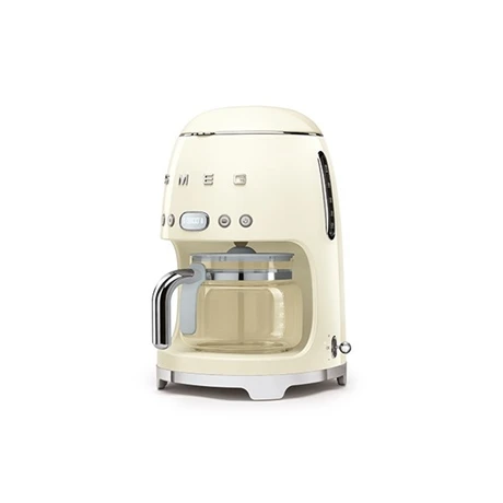 Smeg Machine à Café Filtre Crème 10 Tasses 1050 W DCF01CREU 1 Smeg Machine à Café Filtre Crème 10 Tasses 1050 W DCF01CREU
