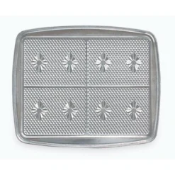 2 Plaques 4 Gaufrettes Fonte Aluminium 23,8 Cm 030221