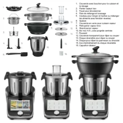 Robot Cuiseur Multifonction 4,5 L 1000 W -KitchenAid || Smeg Soldes Magasin 711018 3 5 Robot cuiseur multifonction 4 5 L 1000 W Mathon