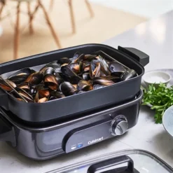 Cuisinart Multicuiseur électrique Cooking 4,7 L 1400 W Bleu Nuit -KitchenAid || Smeg Soldes Magasin 713018 3 3 Multicuiseur electrique Cooking 4 7 L 1400 W bleu nuit Cuisinart