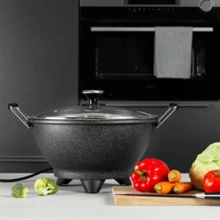Princess Wok électrique 7 L 1400 W 01.162389.01.001 -KitchenAid || Smeg Soldes Magasin 718001 2 2 Wok electrique 7 L 1400 W 01 162389 01 001 Princess