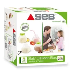 Délice Box Avec 6 Bouteilles Pour Yaourts à Boire XF102000 5 Délice Box Avec 6 Bouteilles Pour Yaourts à Boire XF102000 -KitchenAid || Smeg Soldes Magasin 71945 2 7 Delice box avec 6 bouteilles pour yaourts a boire XF102000 Seb