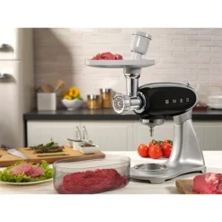 Smeg Hachoir SMMG01 Pour Robot Sur Socle -KitchenAid || Smeg Soldes Magasin 720057 2 1 Hachoir SMMG01 pour robot sur socle Smeg