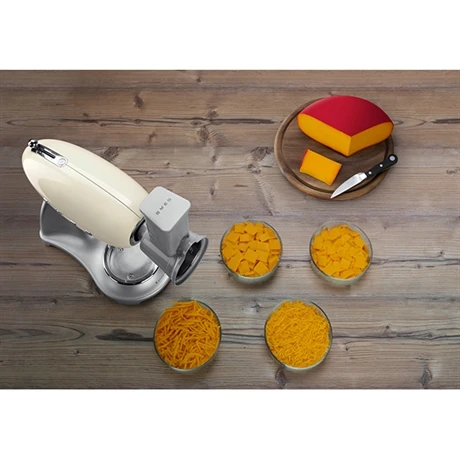 Smeg Tranchoir Et Râpe à Cylindres SMSG01 Pour Robot Sur Socle 2 Smeg Tranchoir Et Râpe à Cylindres SMSG01 Pour Robot Sur Socle – Image 2