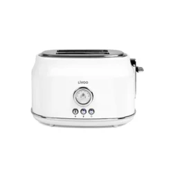 LIVOO Grille Pains Retro 2 Fentes DOD181W