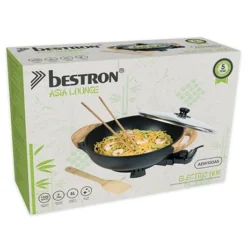 Bestron Wok électrique Avec Couvercle En Verre 1500 W 8 Bestron Wok électrique Avec Couvercle En Verre 1500 W -KitchenAid || Smeg Soldes Magasin 728059 3 1 Wok electrique avec couvercle en verre 1500 W Bestron