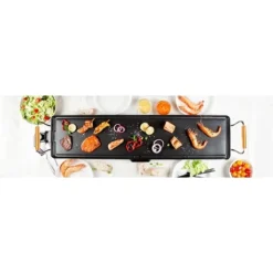 Domo Plancha XXL 90 Cm 1800 W -KitchenAid || Smeg Soldes Magasin 740008 4 1 Plancha XXL 90 cm 1800 W Domo