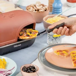 Tristar Four à Pizza électrique 2 Personnes Pizza Festa Connect 530 W Marron -KitchenAid || Smeg Soldes Magasin 740070 2 2 Four a pizza electrique 2 personnes Pizza Festa Connect 530 W marron Tristar