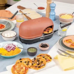 Tristar Four à Pizza électrique 2 Personnes Pizza Festa Connect 530 W Marron -KitchenAid || Smeg Soldes Magasin 740070 3 2 Four a pizza electrique 2 personnes Pizza Festa Connect 530 W marron Tristar