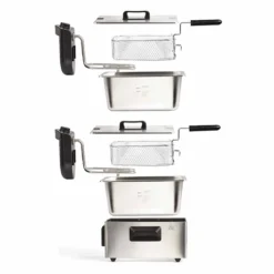 LIVOO Friteuse Double 2 X 3 L Inox DOC217 -KitchenAid || Smeg Soldes Magasin 758001 3 2 Friteuse double 2 x 3 L inox DOC217 Livoo
