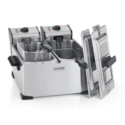 Friteuse Inox Double Cuve 7 L 4000 W KCPFR70X