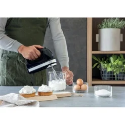 KitchenAid Batteur à Main 9 Vitesses Onyx 85 W 5KHM9212EOB Noir -KitchenAid || Smeg Soldes Magasin 760097 2 3 Batteur a main 9 vitesses onyx 85 W 5KHM9212EOB noir Kitchenaid