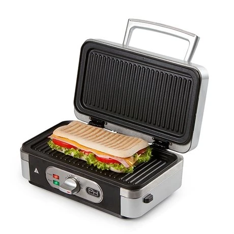 Domo Appareil 3 En 1 Grill, Gaufrier Et Croque-monsieur 30 Cm 1000 W DO9136C 4 Domo Appareil 3 En 1 Grill, Gaufrier Et Croque-monsieur 30 Cm 1000 W DO9136C – Image 4