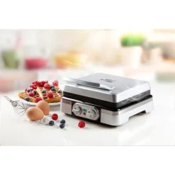 Domo Gaufrier En Métal Plaques Antiadhérentes 1400 W DO9149W -KitchenAid || Smeg Soldes Magasin 760279 4 1 Gaufrier en metal plaques antiadherentes 1400 W DO9149W Domo