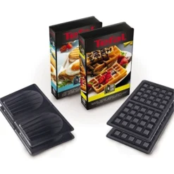 Tefal Gaufrier Multifonctions Snack Collection Avec 2 Coffrets SW853D12 -KitchenAid || Smeg Soldes Magasin 760284 2 2 Gaufrier multifonctions Snack collection avec 2 coffrets SW853D12 Tefal