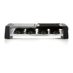 Domo Appareil à Raclette-grill Avec Pierre 8 Personnes 1200 W DO9190G -KitchenAid || Smeg Soldes Magasin 760302 2 4 Appareil a raclette grill avec pierre 8 personnes 1200 W DO9190G Domo