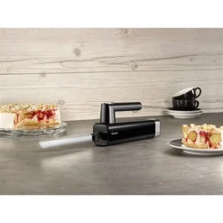 Couteau électrique Noir 150W -KitchenAid || Smeg Soldes Magasin 760326 3 1 Couteau electrique noir 150W Graef
