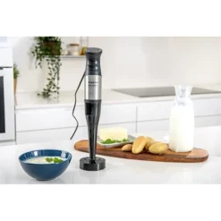 Taurus Mixeur Plongeant Acier Inoxydable 1200 W 1L -KitchenAid || Smeg Soldes Magasin 760350 4 2 Mixeur plongeant acier inoxydable 1200 W 1L Taurus