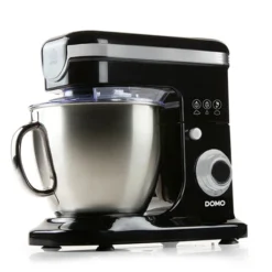 Domo Robot Pâtissier 6 L 1200 W DO1023KR Noir -KitchenAid || Smeg Soldes Magasin 761026 3 2 Robot patissier 6 L 1200 W DO1023KR noir Domo