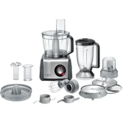 Bosch Robot De Cuisine MultiTalent 8 Noir Inox MC812M844 1250 W