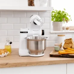 Bosch Robot Patissier MUM Serie 2 700 W Blanc MUMS2EW00 -KitchenAid || Smeg Soldes Magasin 761033 2 2 Robot patissier MUM Serie 2 700 W blanc MUMS2EW00 Bosch