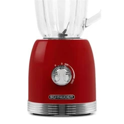 Schneider® Blender Vintage 1,5 L 800 W SCBL15R Rouge -KitchenAid || Smeg Soldes Magasin 761073 2 1 Blender vintage 1 5 L 800 W SCBL15R rouge Schneider