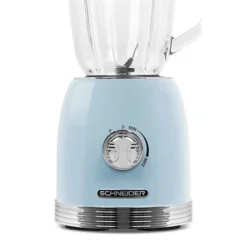 Schneider® Blender Vintage 800 W 1,5 L SCBL15BL Bleu -KitchenAid || Smeg Soldes Magasin 761075 3 2 Blender vintage 800 W 1 5 L SCBL15BL bleu Schneider