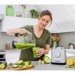 Magimix Blender Power 5 XL 2 L 1500 W 11643 Chrome Mat -KitchenAid || Smeg Soldes Magasin 761086 4 2 Blender Power 5 XL 2 L 1500 W 11643 chrome mat Magimix