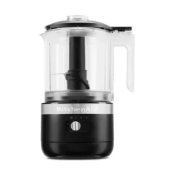 KitchenAid Hachoir électrique Sans Fil 2 Vitesses 1,18 L Noir Réglisse 5KFCB519EBM -KitchenAid || Smeg Soldes Magasin 761097 4 1 Hachoir electrique sans fil 2 vitesses 1 18 L noir reglisse 5KFCB519EBM Kitchenaid