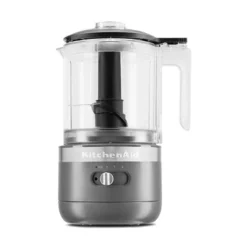 KitchenAid Hachoir électrique Sans Fil 2 Vitesses 1,18 L Gris Mat 5KFCB519EDG -KitchenAid || Smeg Soldes Magasin 761099 4 1 Hachoir electrique sans fil 2 vitesses 1 18 L gris mat 5KFCB519EDG Kitchenaid