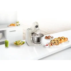 Bosch Robot Multifonctions Kitchen Machine MUM5 1000 W Gris MUM58L20 -KitchenAid || Smeg Soldes Magasin 76175 2 18 Robot multifonctions Kitchen Machine MUM5 1000 W gris MUM58L20 Bosch