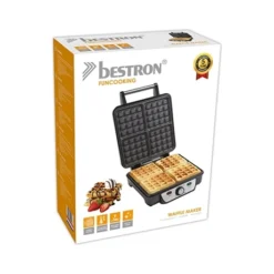 Bestron Gaufrier XXL 1100 W ASW281 -KitchenAid || Smeg Soldes Magasin 780000 4 1 Gaufrier XXL 1100 W ASW281 Bestron