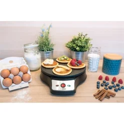 LIVOO Crêpière 2 En 1 - Crêpes Et Pancakes 1000 W DOC143 -KitchenAid || Smeg Soldes Magasin 780059 3 3 Crepiere 2 en 1 Crepes et Pancakes 1000 W DOC143 Livoo