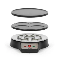 LIVOO Crêpière 2 En 1 - Crêpes Et Pancakes 1000 W DOC143 -KitchenAid || Smeg Soldes Magasin 780059 4 3 Crepiere 2 en 1 Crepes et Pancakes 1000 W DOC143 Livoo
