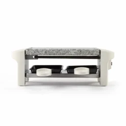 LIVOO Appareil à Raclette 2 Personnes Blanc 350 W DOC156W