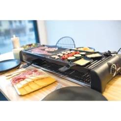 LIVOO Appareil à Raclette 12 Personnes 1800 W DOC185 -KitchenAid || Smeg Soldes Magasin 780153 3 3 Appareil a raclette 12 personnes 1800 W DOC185 Livoo